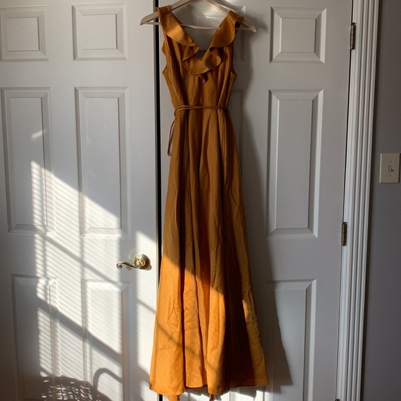 Anthropology BHLDN Tansy Satin Maxi Dress - Picture 7 of 7
